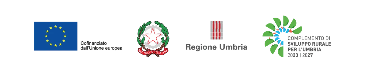 Unione Europea, Repubblica Italiana, Regione Umbria e Programma di sviluppo rurale per l'Umbria 2014-2022